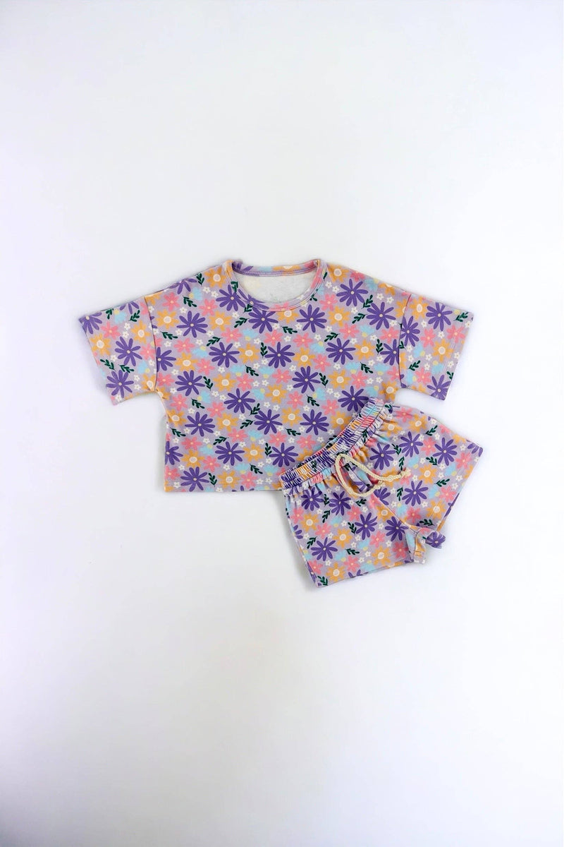 Lavender Blooms Slouchy Set