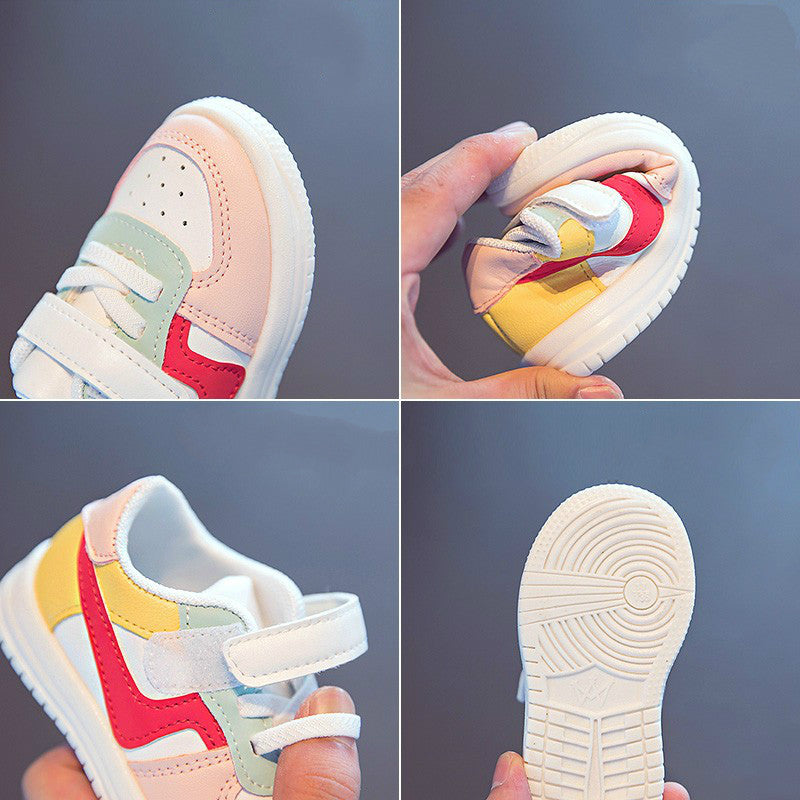 Children's Colorful Velcro Sneakers