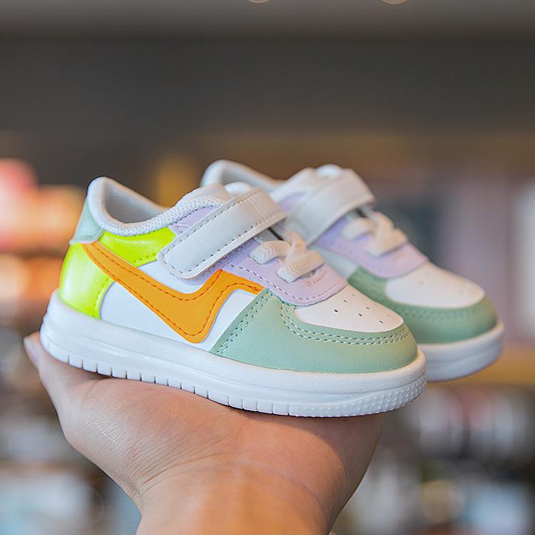 Children's Colorful Velcro Sneakers