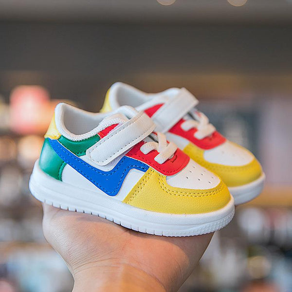 Children's Colorful Velcro Sneakers