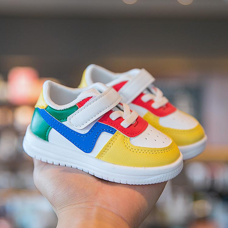 Children's Colorful Velcro Sneakers