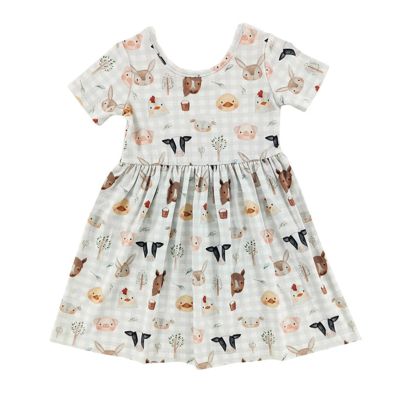 Farm Friends Bamboo Short Sleeve Dress