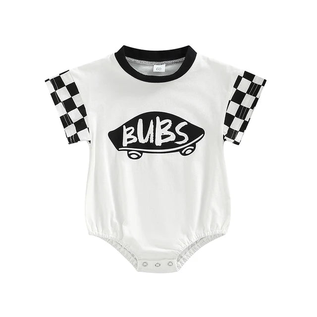 Bubs Checkered Onesie