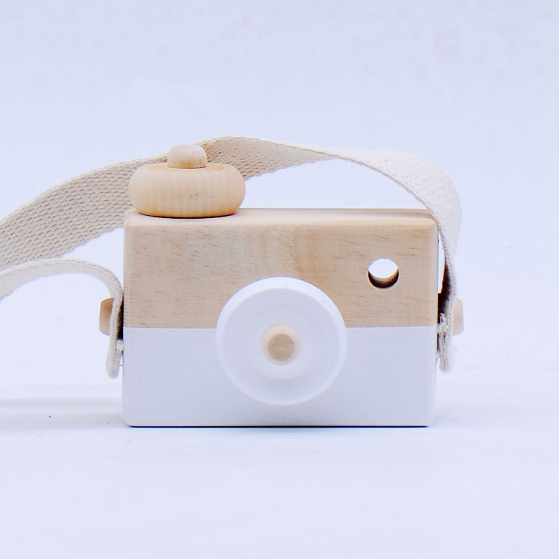 Cute Wooden Toys Camera Baby Kids