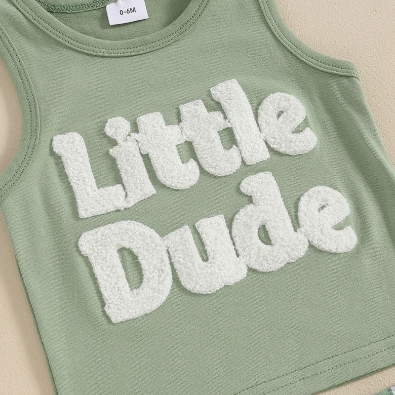 Little Dude Toddler Boy Summer Outfit