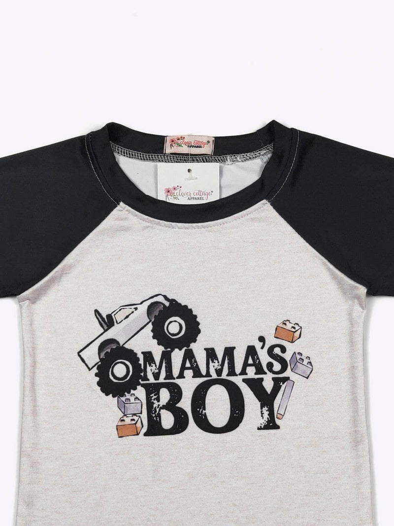 Mama's Boy Raglan Toddler Youth