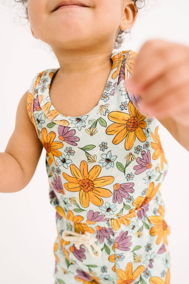 Laura Mae Floral Summer Tank Set