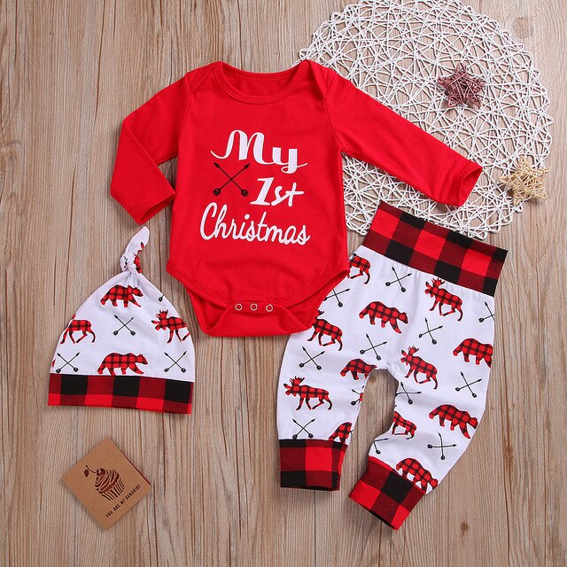 Baby First Christmas Outfit