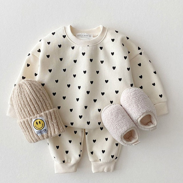 Heart Baby Toddler Clothing Set