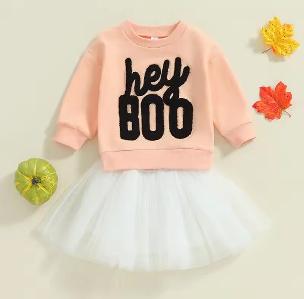 Hey Boo Girls Halloween Set