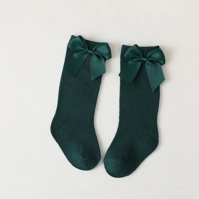 Toddlers Dress Bow Socks