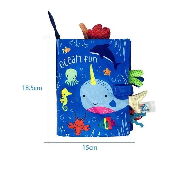 Book Interactive Sound Paper Puzzle Cloth Book Rattle