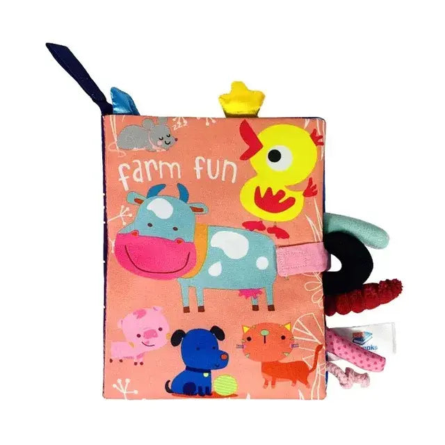 Book Interactive Sound Paper Puzzle Cloth Book Rattle