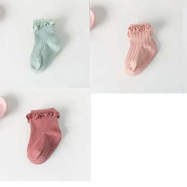 3 Pairs Infant Sock Newborn Baby Socks