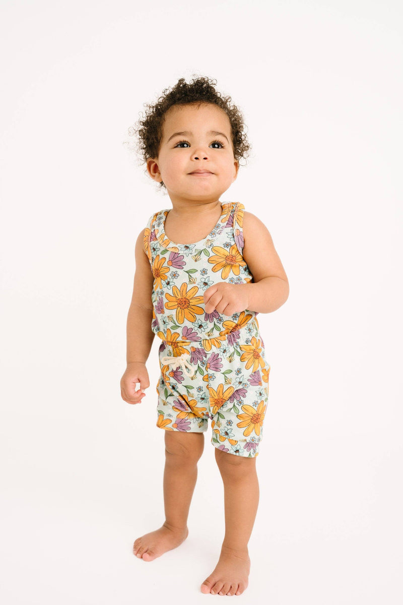 Laura Mae Floral Summer Tank Set