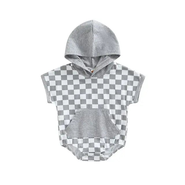 Checker Hoodie Tee