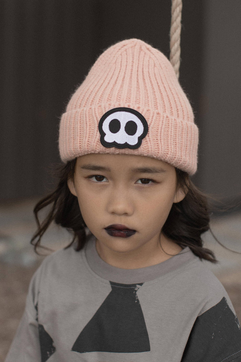 Halloween Kids Skull Knit Beanies