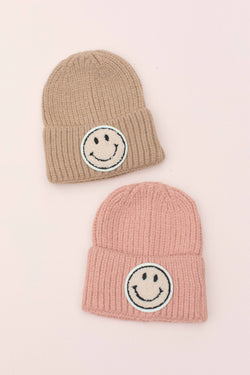 Kids Smile Knit Beanies