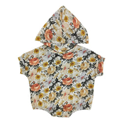 Sun Kissed Floral Hooded Short Romper