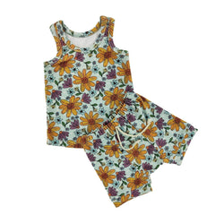 Laura Mae Floral Summer Tank Set