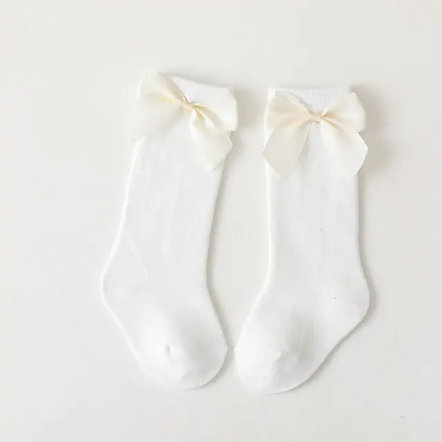 Toddlers Dress Bow Socks