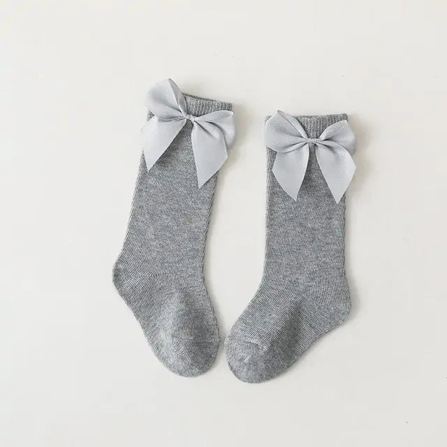 Toddlers Dress Bow Socks