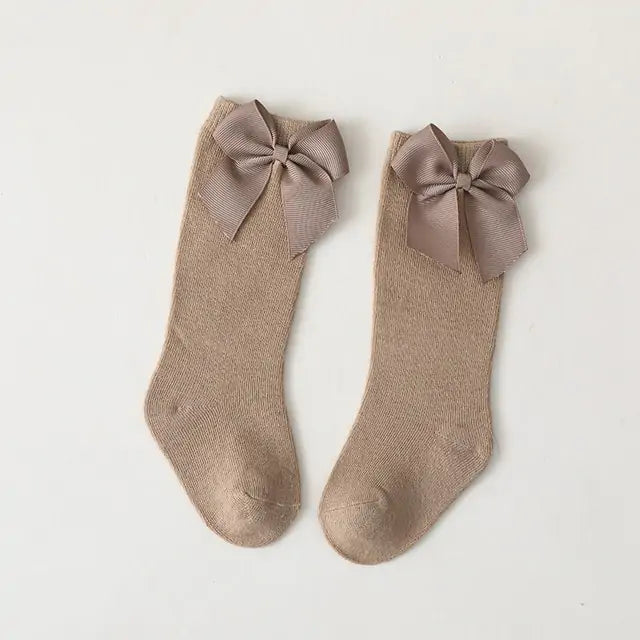 Toddlers Dress Bow Socks