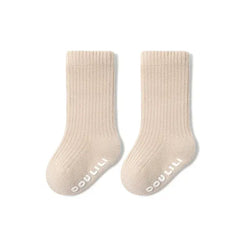 High Quality Boys Girls Cotton Socks Knee High Ribbed