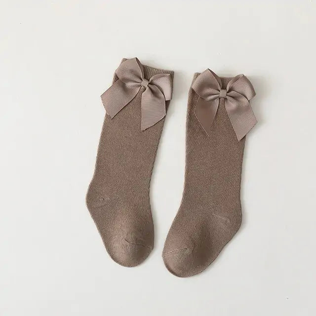 Toddlers Dress Bow Socks