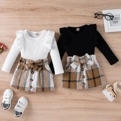 Knitted Ribbed Girl Set