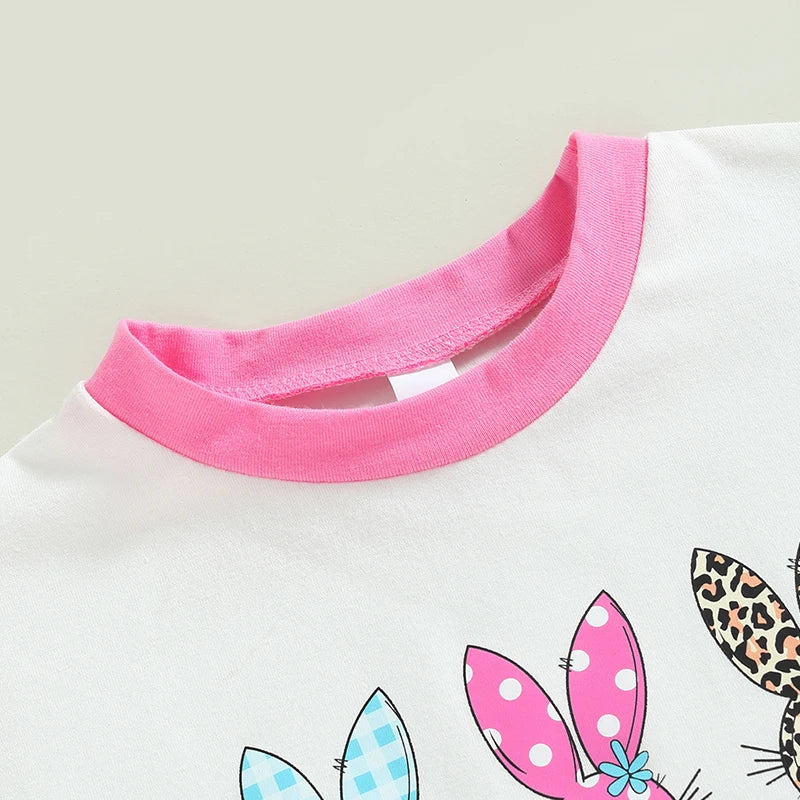 Bunny Graphic T-Shirt Short Set