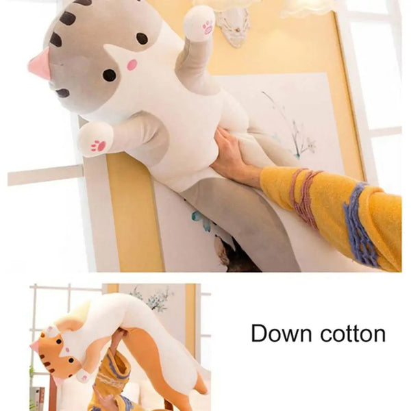 Cat Cuddly Toy Side Sleeper Pillow Children Plush Toy