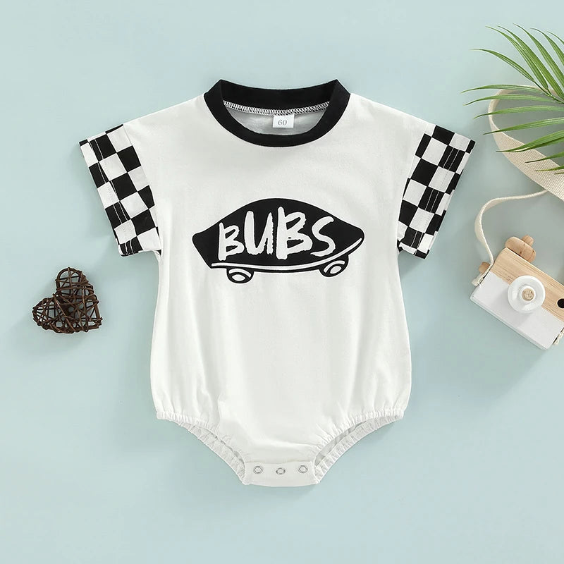 Bubs Checkered Onesie