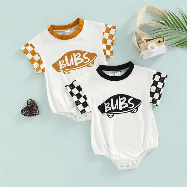 Bubs Checkered Onesie