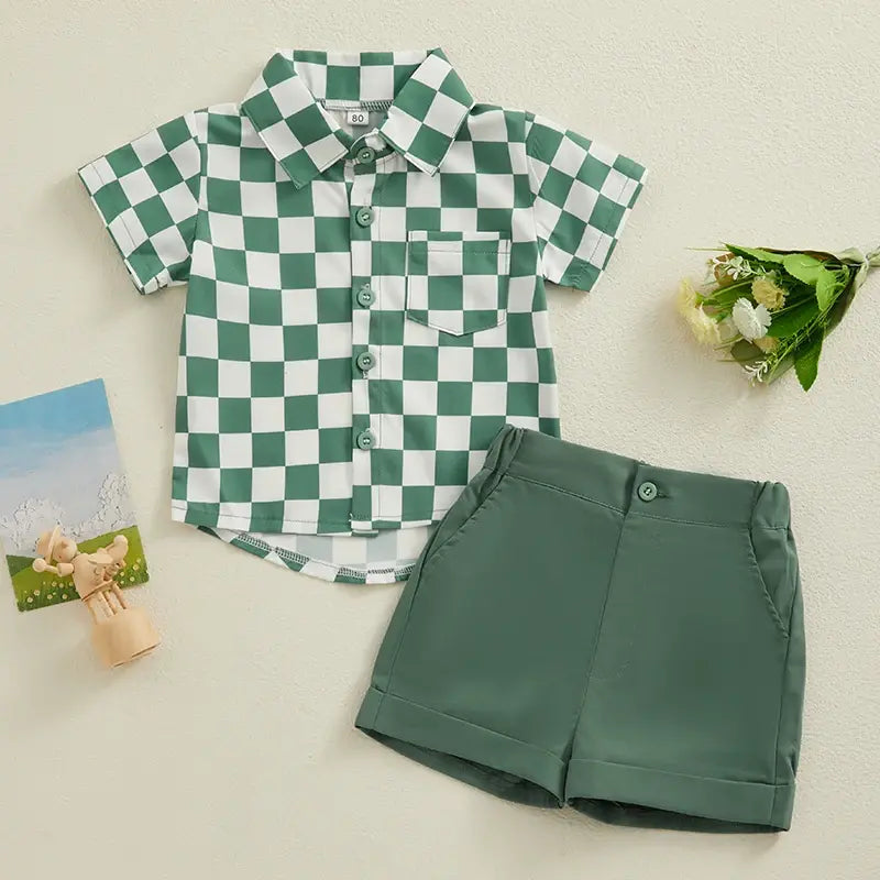 Toddler Boy Checker Set